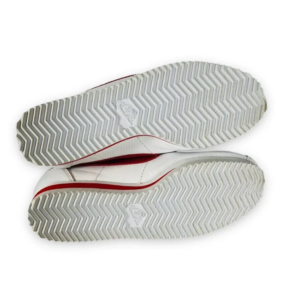 Nike ID Cortez US Soccer White Leather /‎ Red Suede 331986-997 Women's 5.5